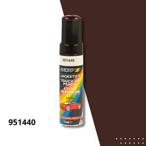 Stylo retouche peinture carrosserie auto 951440 métallisé - MOTIP 12 mL