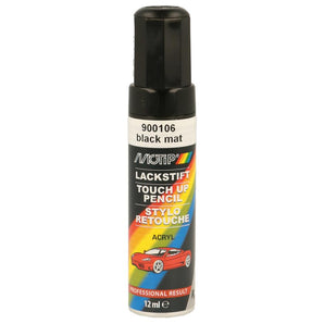 PINCEAU RETOUCHE 900106 LAQUE NOIRE MAT  MOTIP TOUCH UP 12 ML