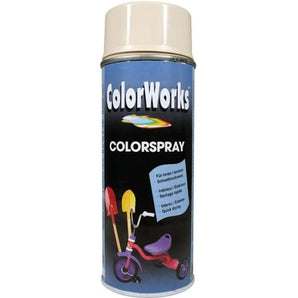 PEINTURE ACRYLIQUE RAL 1015 BRILLANT 400 ML COLORWORKS