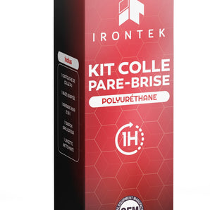 KIT COLLE PARE-BRISE PU (1*CARTOUCHE+1*PRIMAIRE+1*TAMPON+1*LINGETTE)