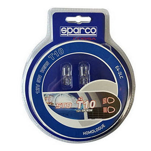 2 AMPOULES SPARCO T10 12V W5W