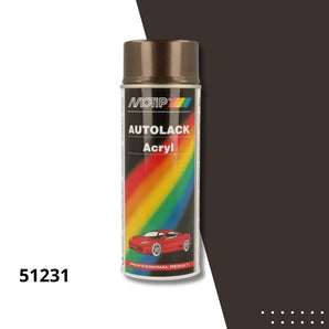 Bombe peinture carrosserie acrylique 51231 métallisé kompakt - MOTIP 400 mL