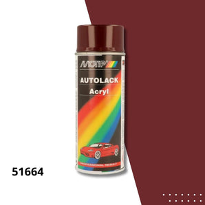 Bombe peinture carrosserie acrylique 51664 métallisé kompakt - MOTIP 400 mL