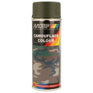 Peinture camouflage Vert camouflage RAL6031 - MOTIP 400 mL