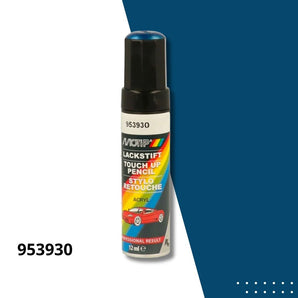 Stylo retouche peinture carrosserie auto 953930 métallisé - MOTIP 12 mL