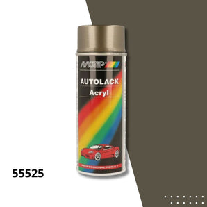 Bombe peinture carrosserie acrylique 55525 métallisé kompakt - MOTIP 400 mL