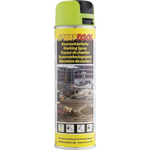 Traceur de chantier tp jaune fluo - MOTIP 500 mL