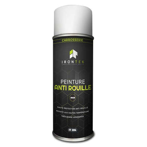 Peinture anti rouille noir - IRONTEK 400 mL