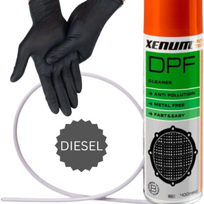 Nettoyant Filtre à particules FAP sans démontage DPF CLEANER avec buse + gants - XENUM 400 mL