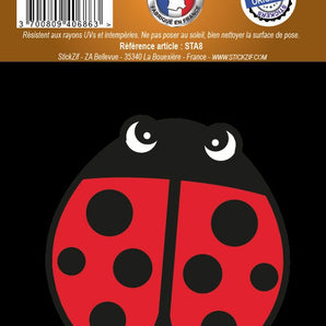 Adhésif coccinelle x1 - STICKZIF