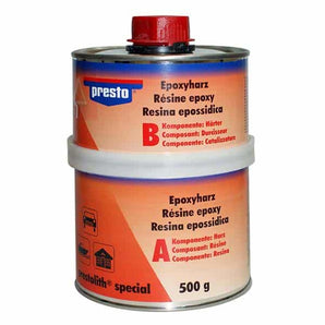 Résine époxy - PRESTO 500 gr - SNQR MOTORS