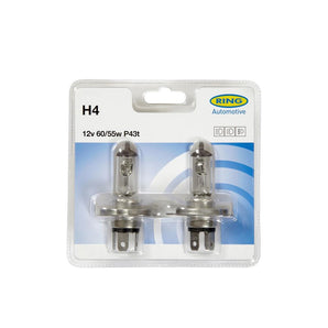 2 ampoules h4 12v 60/55w p43t - RING