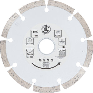 Disque de coupe en segments | Ø 125 mm - DIY