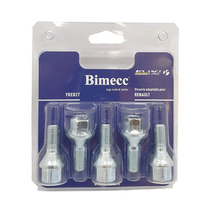 5 vis type origine sous blister pour bmw renault 12x1.5x24 - BIMECC