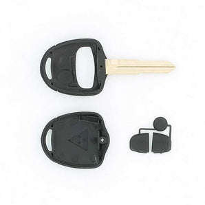 Coque clé adaptable mitsubishi 2 boutons lame crantée fixe - KLEMAX