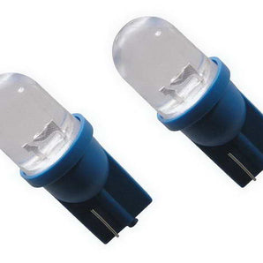 Ampoules led t10 Wedgebase 5W 12V bleu x2 - CARPOINT