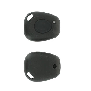 Coque clé adaptable renault 1 bouton lame crantée fixe - KLEMAX