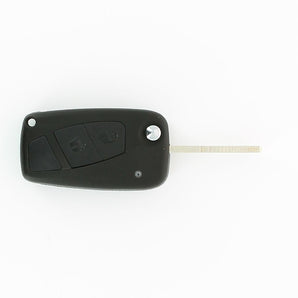 Coque clé adaptable fiat 2 boutons lame fraisée rétractable 7mm - KLEMAX