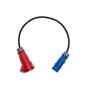 Cable adaptateur prise véhicule électrique cee bleue->prise cee rouge - BLAUPUNKT