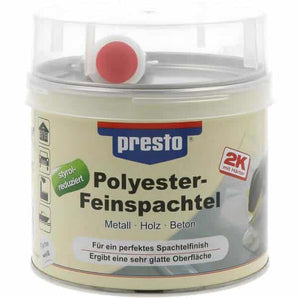 Mastic fin polyester - PRESTO 1 kg - SNQR MOTORS