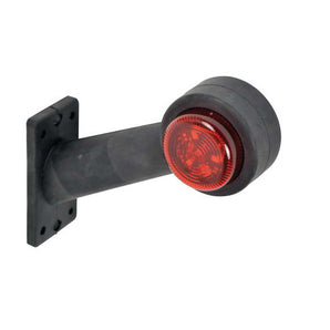 Feu de gabarit droit/LED diagonal rouge/blanc 150mm - CARPOINT