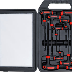 Jeu de tournevis avec poignée en T | six pans intérieurs | 2 - 10 mm | 9 pièces - DIY