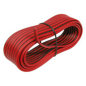 Cable pour haut-parleur ø0.75mm² long. 10m noir/rouge - CARPOINT