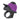 Sonnette de vélo mini violet  - DRESCO